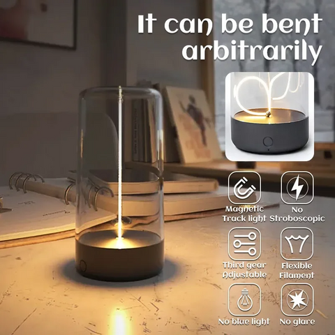 Night Light With High Transparency And Anti Drop Creative Atmosphere Light Rechargeable & Portable - Nook Essence