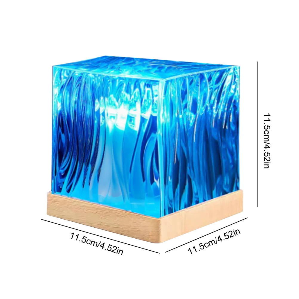 Northern Lights Water Ripple Lamp - Bedroom Ambience & Living Room Atmosphere Light - Nook Essence