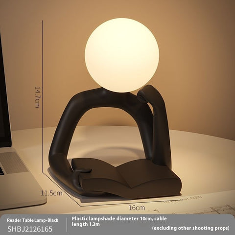 Nook Essence Modern Reading Table Lamp - Simple Dormitory Desk Light - Nook Essence